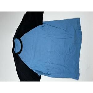 Simply For Sports XL Blue and Black Raglan T-Shirt XL